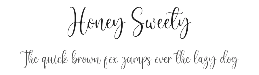 Honey Sweety by Rayvaldo Rizki Pratama Augusta — Sans Font