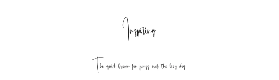 Inspiring by arendxstudio β Script Font