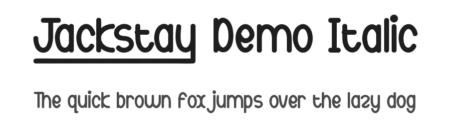 Jackstay Demo Italic by Shalsha & Suci Anita — Display Font