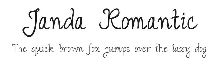 Janda Romantic by Kimberly Geswein — Script Font