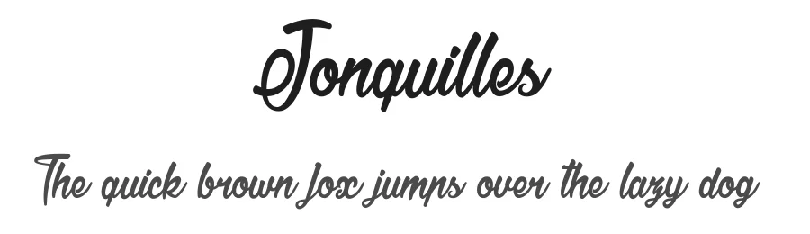 Jonquilles by dcoxy Medina Gregory — Script Font