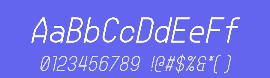 Jupiteroid Bold Italic by GGBotNet — Sans Font — thumbnail 3