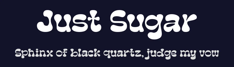 Just Sugar by Situjuh Nazara — Display Font — thumbnail 2