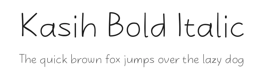 Kasih Bold Italic by Situjuh Nazara — Display Font