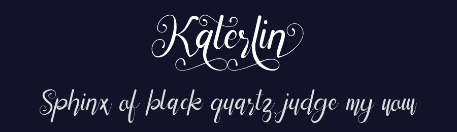 Katerlin by Muksal Creative — Sans Font — thumbnail 2