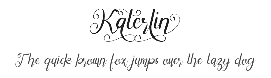 Katerlin by Muksal Creative — Sans Font