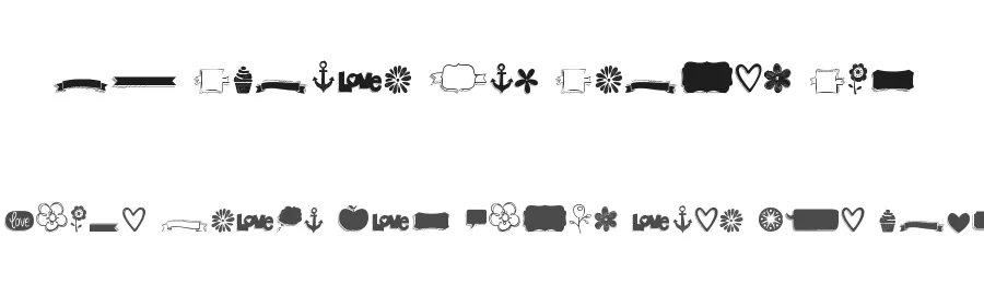 KG Flavor And Frames Six1 by Kimberly Geswein — Display Font