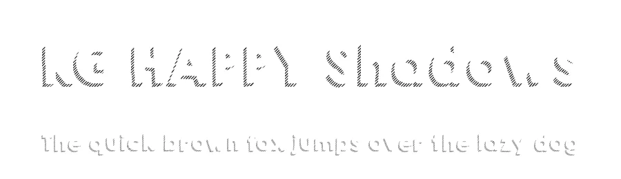 KG HAPPY Shadows by Kimberly Geswein — Display Font