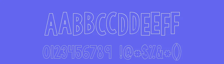 KG LET HER GO OUTLINE by Kimberly Geswein — Display Font — thumbnail 3