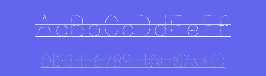 KG Primary Dots Lined Alt by Kimberly Geswein — Script Font — thumbnail 3
