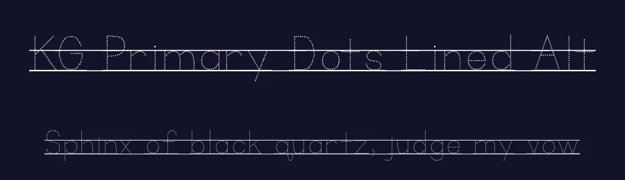 KG Primary Dots Lined Alt by Kimberly Geswein — Script Font — thumbnail 2