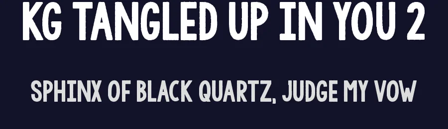KG Tangled Up In You 2 by Kimberly Geswein — Display Font — thumbnail 2