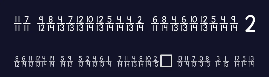 KG Traditional Fractions 2 by Kimberly Geswein — Sans Font — thumbnail 2