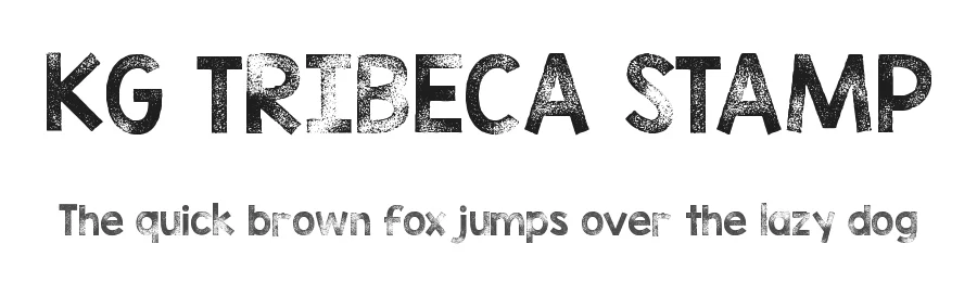 KG TRIBECA STAMP by Kimberly Geswein — Display Font
