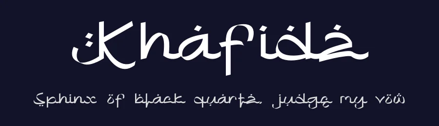 Khafidz by Rinto Hardianto — Sans Font — thumbnail 2
