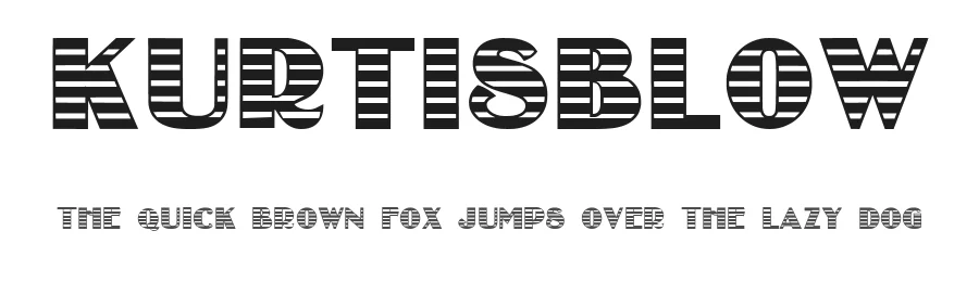KURTISBLOW by CHAFOMON — Sans Font