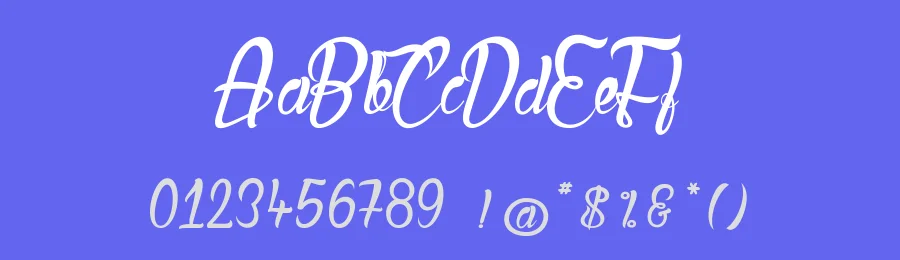 Lady Bohemia 2 by dcoxy Medina Gregory — Display Font — thumbnail 3