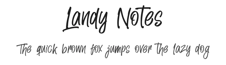 Landy Notes by M Arif Dwi Prasetyo & Eko Nurcahyo — Sans Font