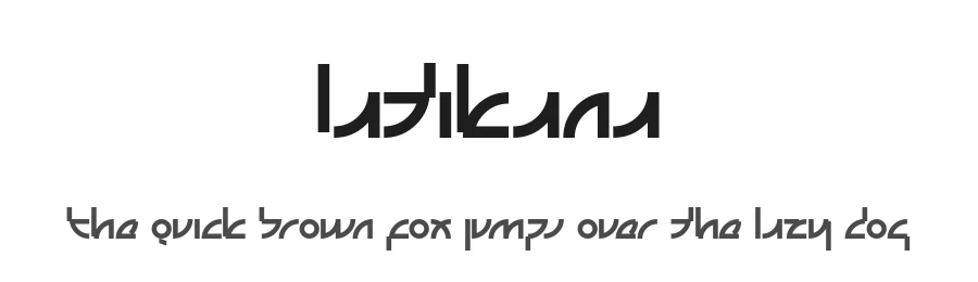 Latikana by Adam Rucki β Sans Font