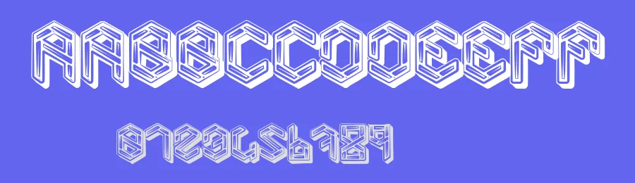 Level 01 Shadow by Qkila — Display Font — thumbnail 3