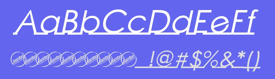Linearmente BoldItalic by Jambo! — Display Font — thumbnail 3