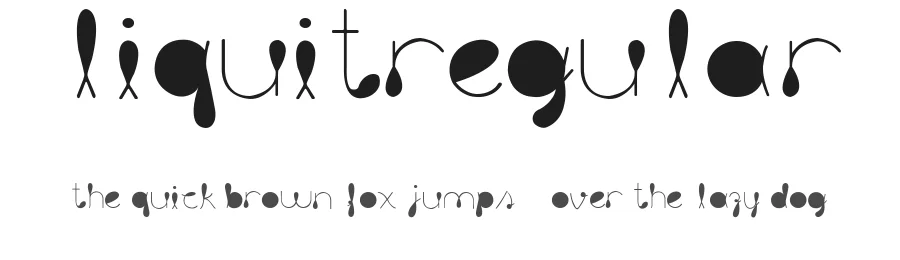 liquitRegular by Pollo Graphic Design β Display Font