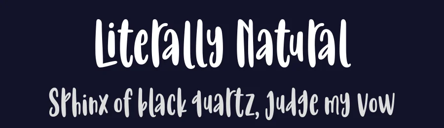 Literally Natural by Situjuh Nazara — Script Font — thumbnail 2