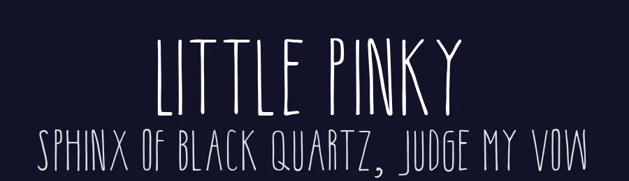 Little Pinky by Gie Studio — Display Font — thumbnail 2