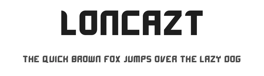 Loncazt by Aaron Bradley — Sans Font