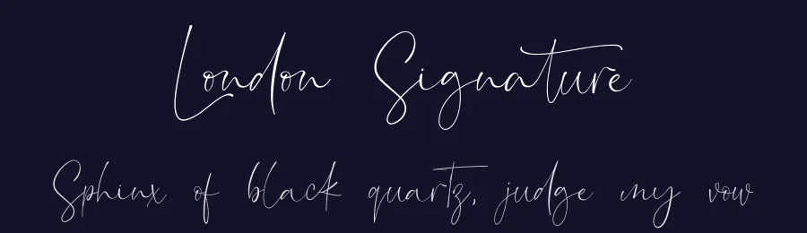 London Signature by Staircase Studio — Script Font — thumbnail 2