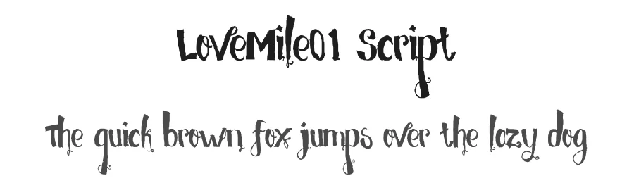 LoveMile01 Script by Ferry Hadriyan — Display Font