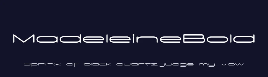 MadeleineBold by Suandana I Pande Made — Display Font — thumbnail 2