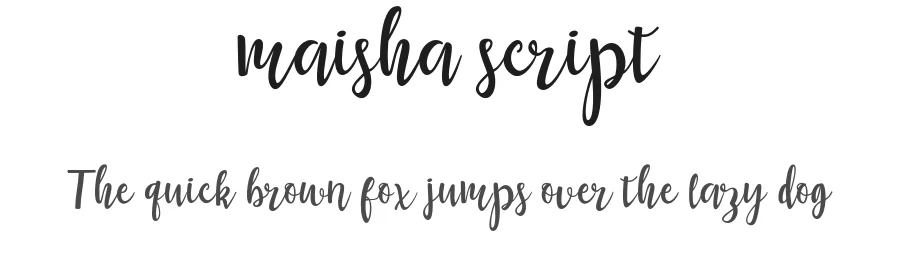 maisha script by Mr. Hand Studio_Muhammad Rizal β Display Font