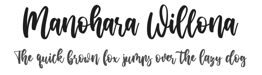 Manohara Willona by M Arif Dwi Prasetyo & Eko Nurcahyo — Sans Font