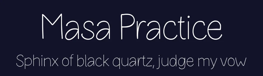 Masa Practice by Masa Aska Sanurumi — Script Font — thumbnail 2