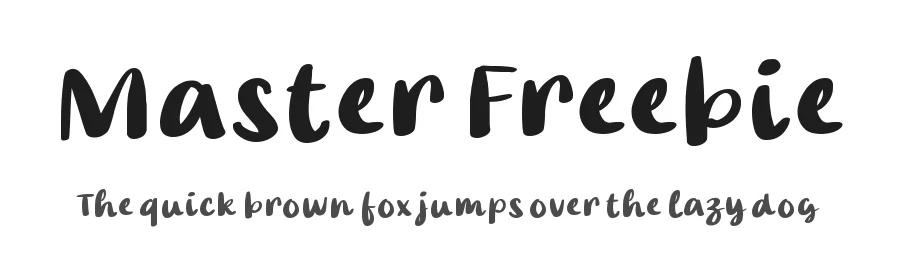 Master Freebie by Masa Aska Sanurumi — Script Font