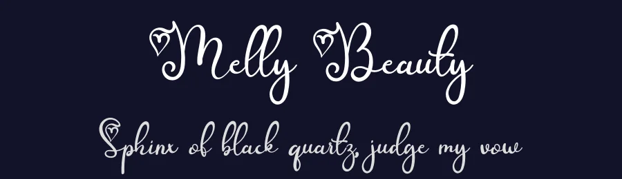 Melly Beauty by Heru Utama Putra — Display Font — thumbnail 2