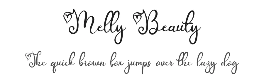 Melly Beauty by Heru Utama Putra — Display Font