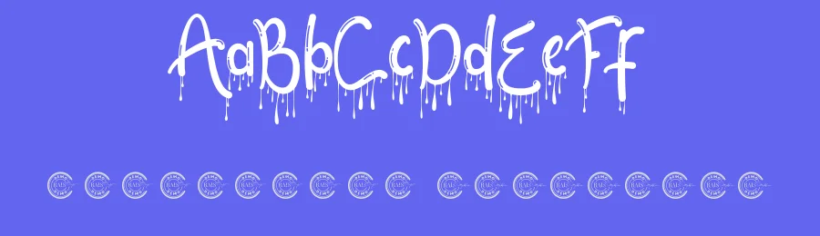 Melting Words Demo Italic by Shalsha & Suci Anita — Display Font — thumbnail 3
