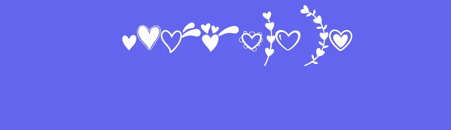Merciful Heart Doodle by Muhamad Yusron  Billah — Display Font — thumbnail 3