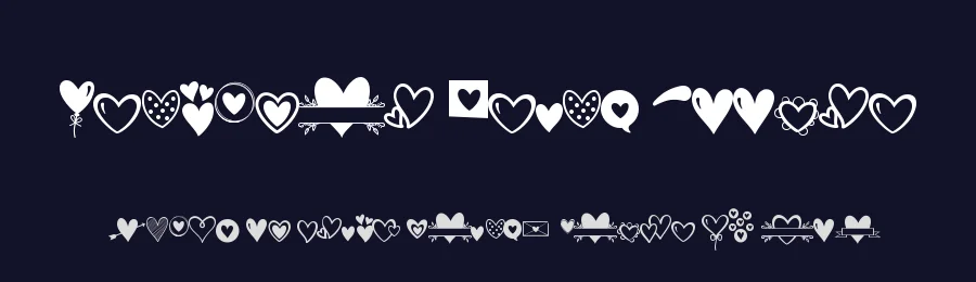 Merciful Heart Doodle by Muhamad Yusron  Billah — Display Font — thumbnail 2