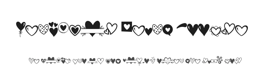 Merciful Heart Doodle by Muhamad Yusron  Billah — Display Font