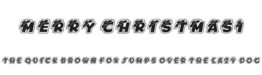 Merry Christmas1 by Joseph Dawson — Display Font