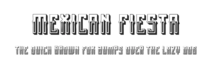 Mexican fiesta by Qkila — Display Font