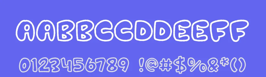 Mockind Easter Outline Italic by Heru Utama Putra — Display Font — thumbnail 3