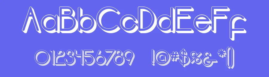Moodyrock Extrude SemiBold by greataris — Display Font — thumbnail 3
