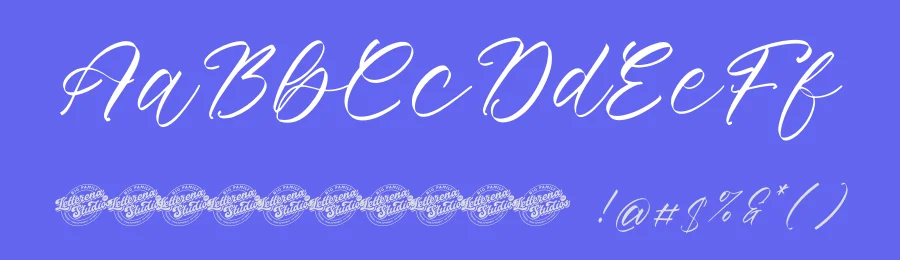 Morietta Garden DEMO VERSION Italic by Heru Utama Putra — Script Font — thumbnail 3