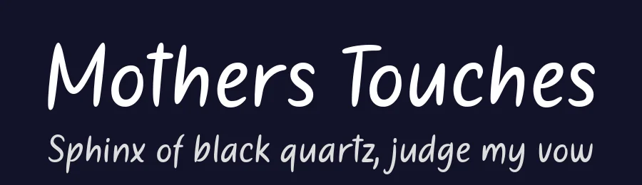 Mothers Touches by Situjuh Nazara — Script Font — thumbnail 2