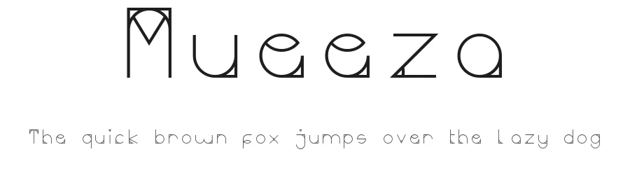 Mueeza by Bagus Belo Prayogo — Display Font