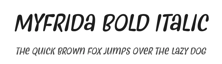 Myfrida Bold Italic by Situjuh Nazara — Display Font